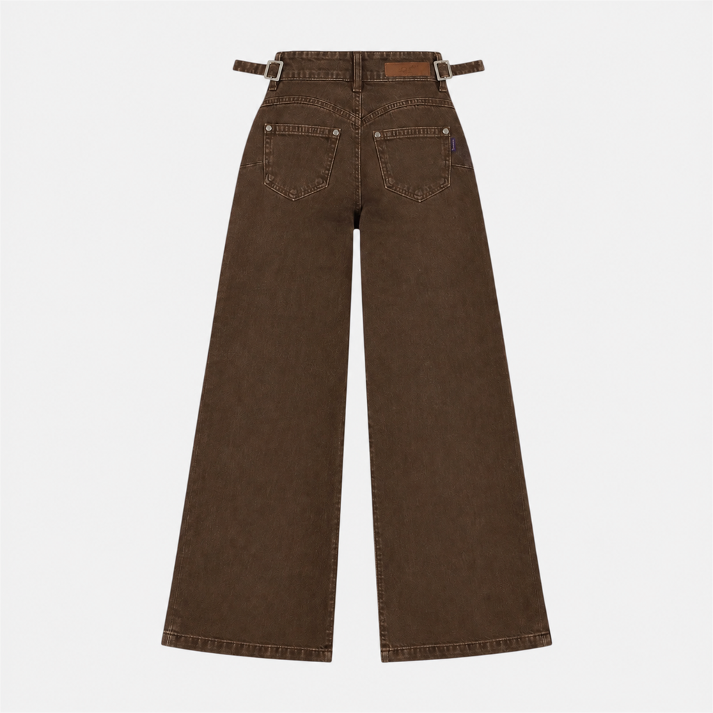 Wide leg brown